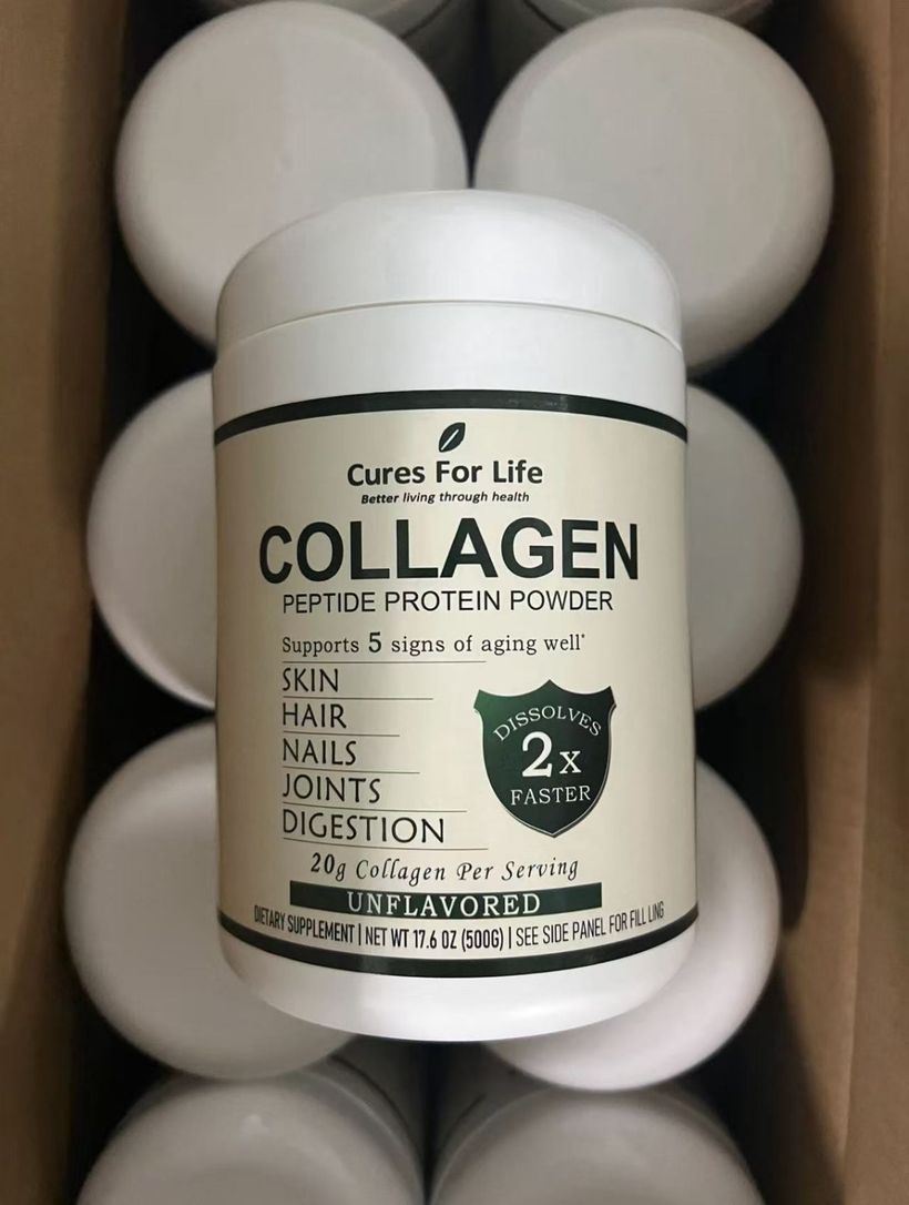 Collagen-Protein-Pulver einer Kundenmarke