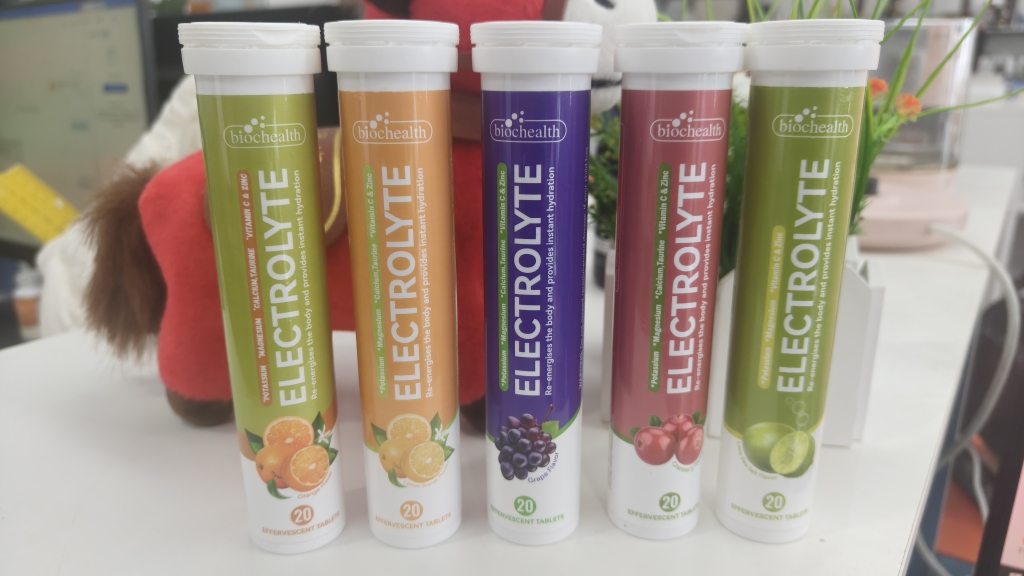 Electrolyte-Brausetabletten als Private-Label-Beispiel